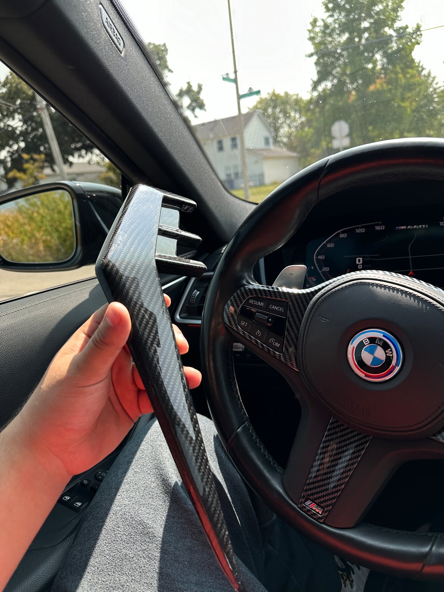 Carbon Fiber Side Air Fender Vent Trim (1 Pair) for BMW 4 Series G22/G23 430i & M440i | 2021–2025 | KunFaya Motors